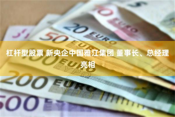 杠杆型股票 新央企中国雅江集团 董事长、总经理亮相