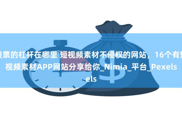 股票的杠杆在哪里 短视频素材不侵权的网站，16个有短视频素材APP网站分享给你_Nimia_平台_Pexels